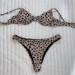 small cheetah print bikini